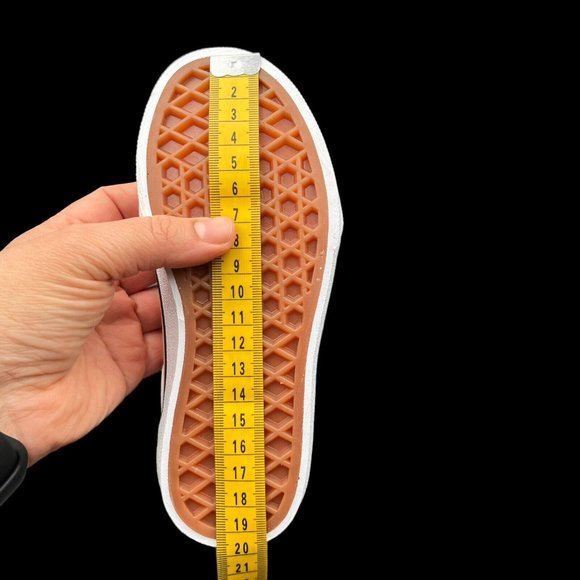 Vans Ward Little Girls Canva Skateboard Sneaker Size 12 Low Top Lace Up Shoes - Picture 13 of 16